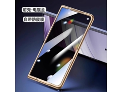 (oppo Find N5 Oro Electrochapado) Cubierta Frontal De Privacidad Con Película Integrada