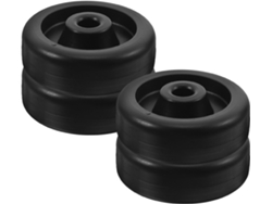 Juego de 4 ruedas universales para fitness, ciclismo, deportes y uso doméstico.