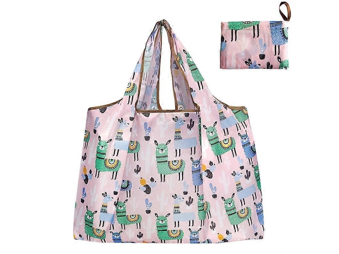 Bolsa de compras reutilizable y plegable de nailon para frutas, organizador, bolsa de compras para supermercado y hogar, GOKOCO