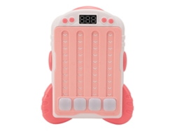 Ats-máquina De Juego De Ritmo Consola De Puzzle Musical Para Niños Relief Del Estrés Entrenamiento Cognitivo Rosa