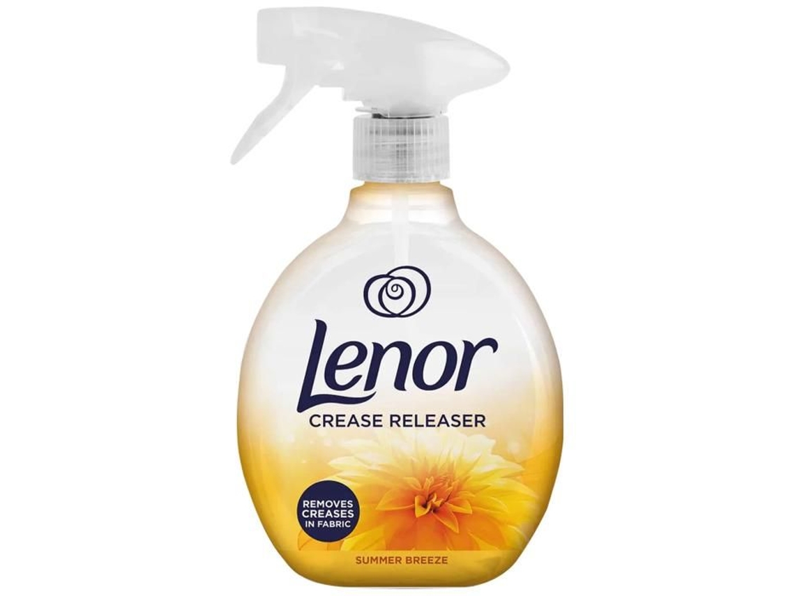 Lenor Spray Antiarrugas Eliminador de Arrugas Perfume Brisa de Verano 500 ml Elimina Arrugas Fácilmente