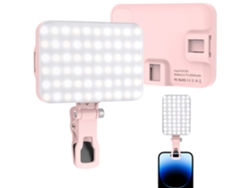 Luz para selfies Eifson con sensor inteligente, 3 modos, batería de 2000 mAh (negra)