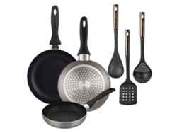 Juego De 3 Sartenes Ø16ø20ø24cm Wellhome Y Utensilios De Cocina