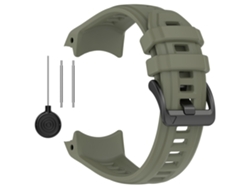 Bracelete Em Silicone Para Garmin Instinct 3 45mm Verde Militar Hexinyigjly