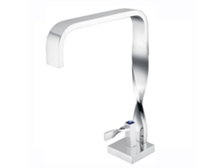 Grifo De Lavabo Con Repisa 036 En Latón Cromado, Colección Enipée