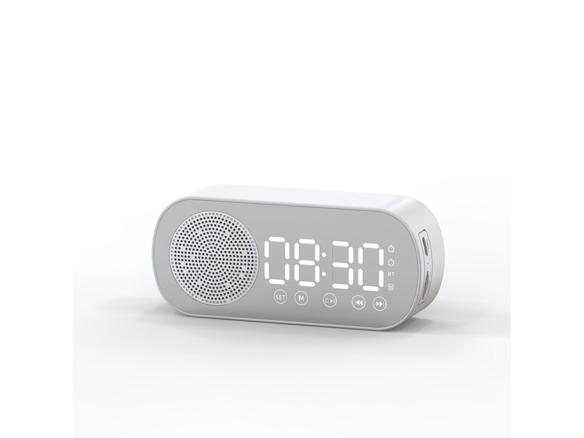 Reloj Despertador Con Altavoz Inteligente - Negro