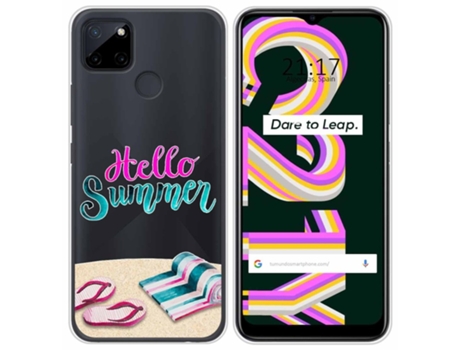 Carcasa Realme C21Y / C25Y TUMUNDOSMARTPHONE Dibujos Transparente Multicolor