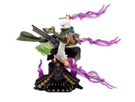 EZII Figura Anime one pease Roronoa Zoro 13 GREEN multicolor crianças presente brinquedo bonito