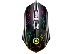 Ratón Inalámbrico Para Juegos, Diseño Ergonómico Con Led Arcoíris, Dpi Ajustable Para Una Sensibilidad Personalizable Y Batería Recargable Para Un Ren