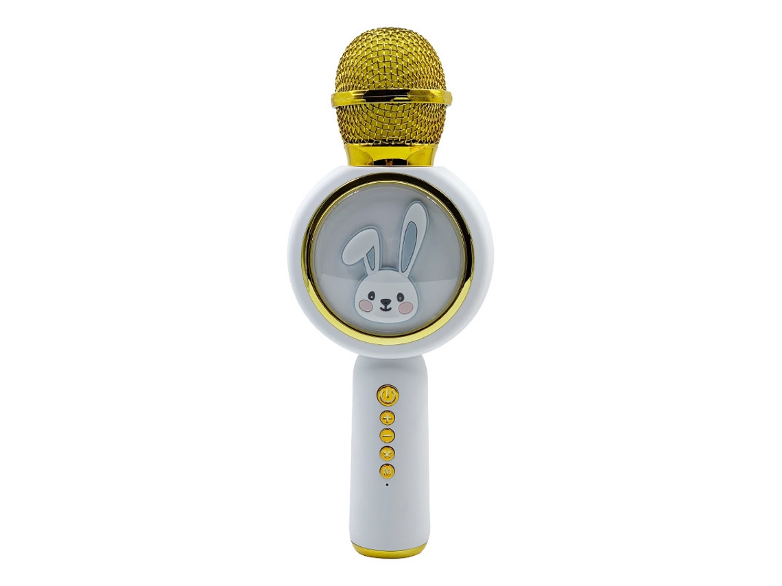 Microfone Karaoke 3-6 H- Branco