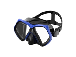 Gafas de buceo de amplio campo de visión, diseño a prueba de fugas para adultos, azul/negro, Digitallab