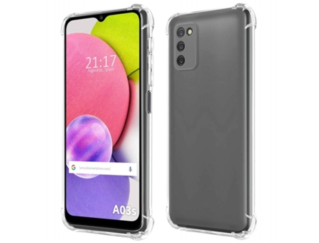 Carcasa Samsung Galaxy A03s TUMUNDOSMARTPHONE Antigolpes Transparente