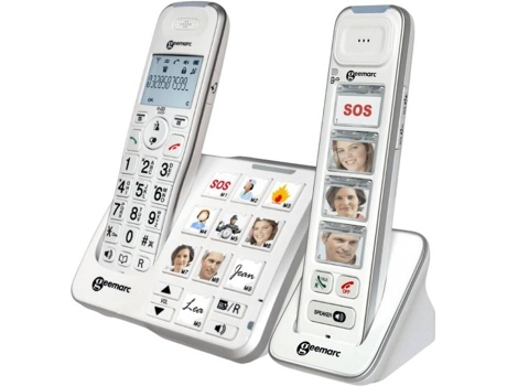 Teléfono Fijo GEEMARC Amplidect 295 Blanco