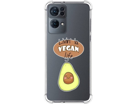 Carcasa Oppo Reno 7 Pro 5G TUMUNDOSMARTPHONE Dibujos Antigolpes Vegan Life Multicolor