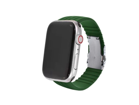 Correa Silicona Líquida para Apple Watch Series 3 38mm Verde