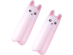 Lot De 2 Sy Frascos Spray Recargables 70 Ml En Plástico Rosa Motif Chat, Distribution Fine Y