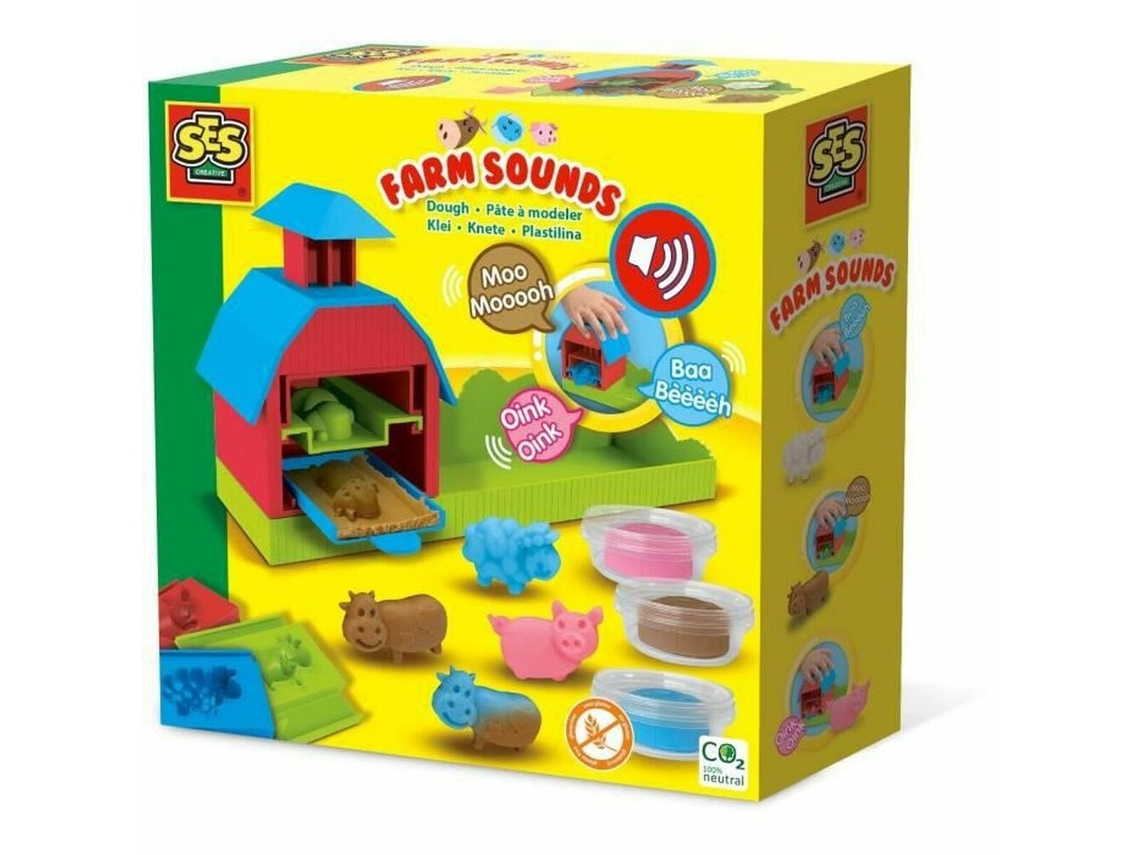 Plastilina SES CREATIVE Modeling Clay Sin gluten con sonido (Edad Mínima Recomendada: 3 años)