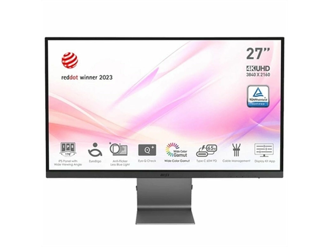 Monitor MSI MD271UL (Gris - 27" - IPS - 4K Ultra HD - Enchufe EU)