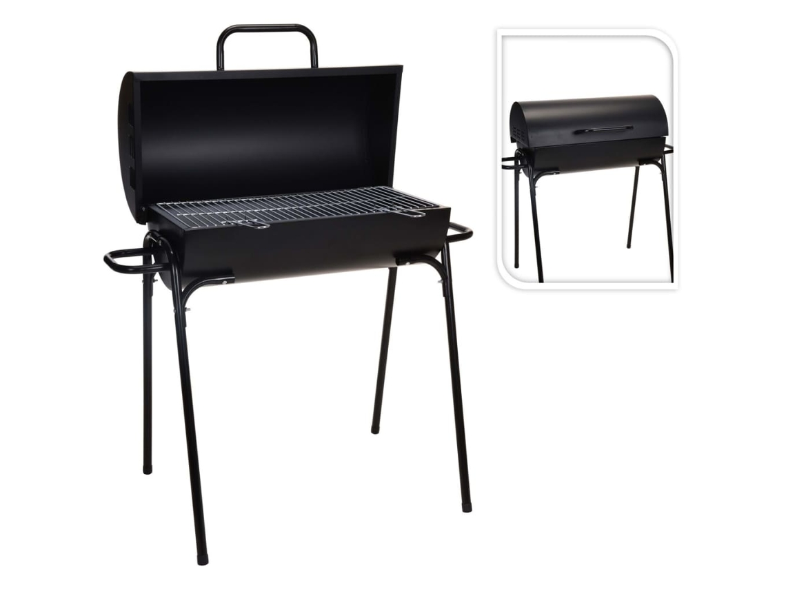 Barbacoa IPAE-PROGARDEN Preto Cromo (33x63x89)