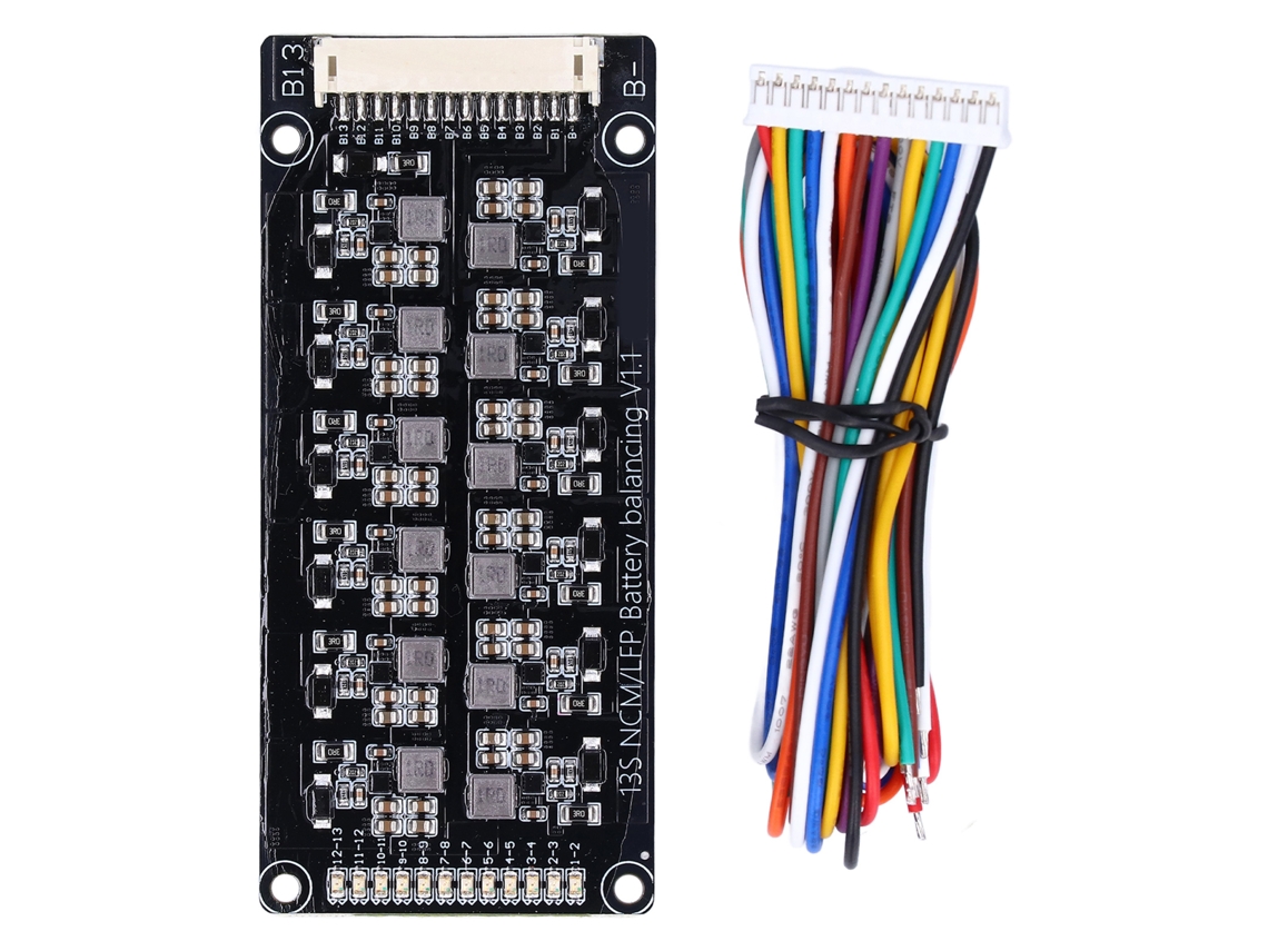 Ecualizador activo para baterías de litio de 1,2 A, balanceador BMS, transferencia de energía, 2,0 V, 4,5 V, 13 s