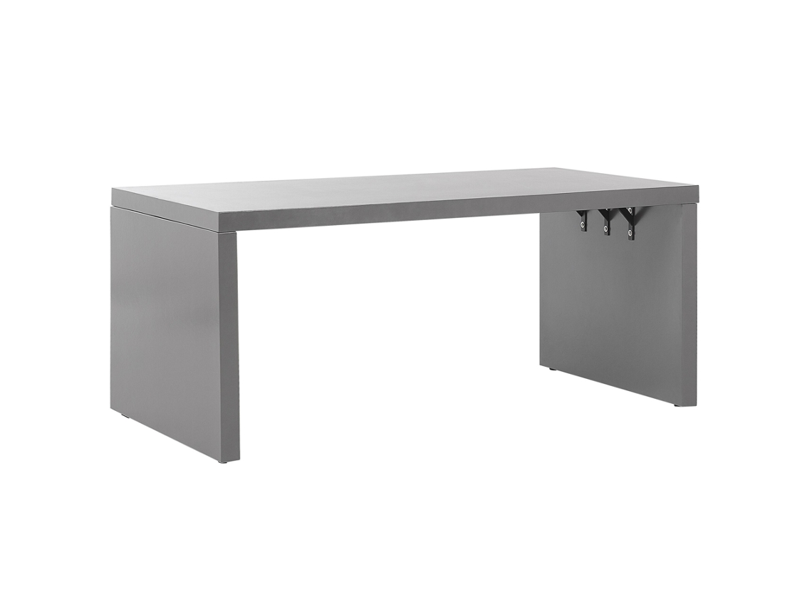 Mesa de comedor BELIANI Taranto de Cemento reforzado con fibra Gris 90x180x78