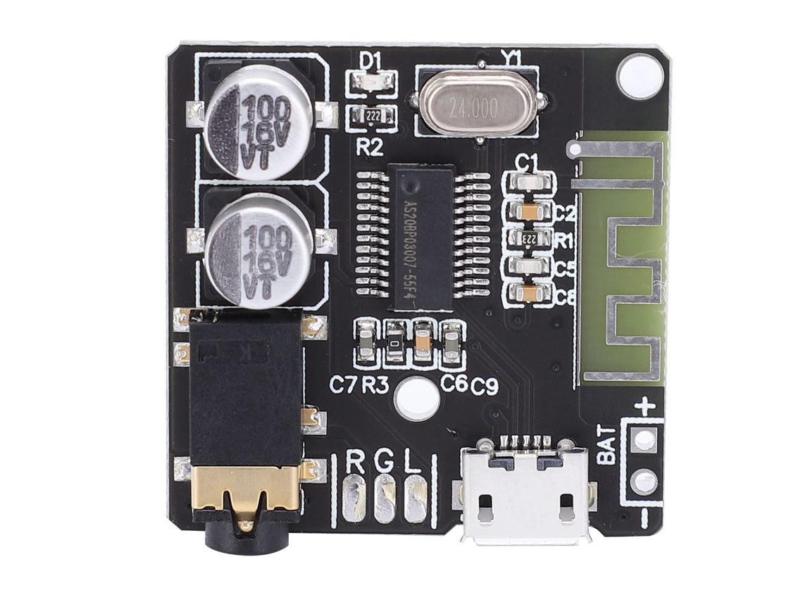Módulo Decodificador Amplificador De Audio Bluetooth 5.0 Con Salida Estéreo De Doble Canal Para Reacondicionamiento.