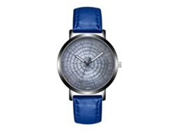 Reloj De Pulsera De Aleación Con Dial Redondo Analógico De Cuarzo Para Hombre Azul Real