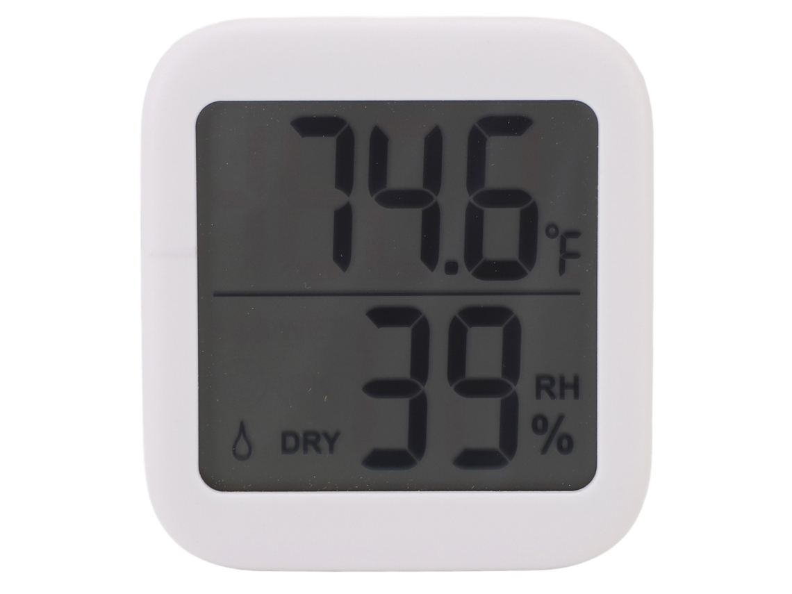Termómetro Higrómetro Digital Con Pantalla Lcd, Soporte Magnético Y Sobremesa Para Uso Doméstico, Medición Precisa De Temperatura Y Humedad.