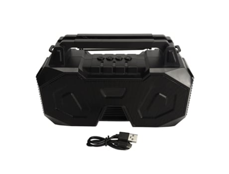 Altavoz Solar con Bluetooth, altavoz portátil con Radio FM y soporte para teléfono, lector de tarjetas de microalmacenamiento para viajes al aire l...