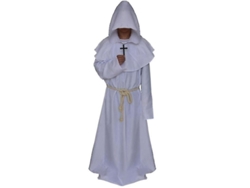 Traje De Monje Medieval Para Hombre, Capa Con Capucha, Cosplay, Carnaval, Halloween, Disfraz Elegante