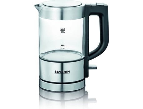 Hervidor Eléctrico SEVERIN WK 3472 (1100 W - 0.5 L - Gris)