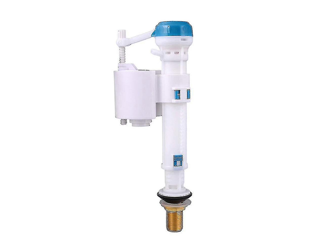 Válvula De Entrada Ajustable Y Botón De Descarga Para Cisterna De Inodoro Con Tubo Incluido Cobre