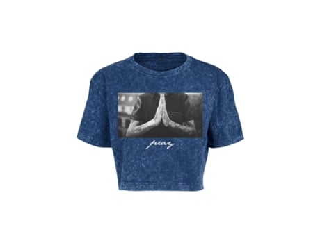 Camiseta de Mujer MISTER TEE Pray Azul (M)