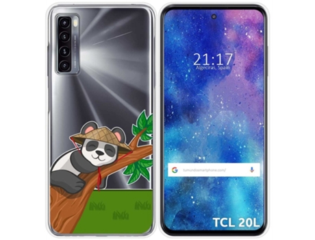 Carcasa TCL 20L / 20L+ TUMUNDOSMARTPHONE Dibujos Transparente Multicolor