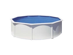 Piscina de Acero GRE Blanca (350x132 cm)