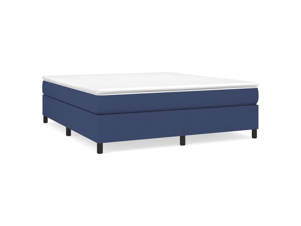 Maison Exclusive - Estructura De Cama Con Somier Tela Azul 180x200 Cm