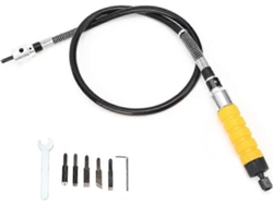 Kit De Cinceles Eléctricos Para Madera Con 5 Hoja Herramienta De Grabado Madera Mango Amarillo Ahorro De Fuerza