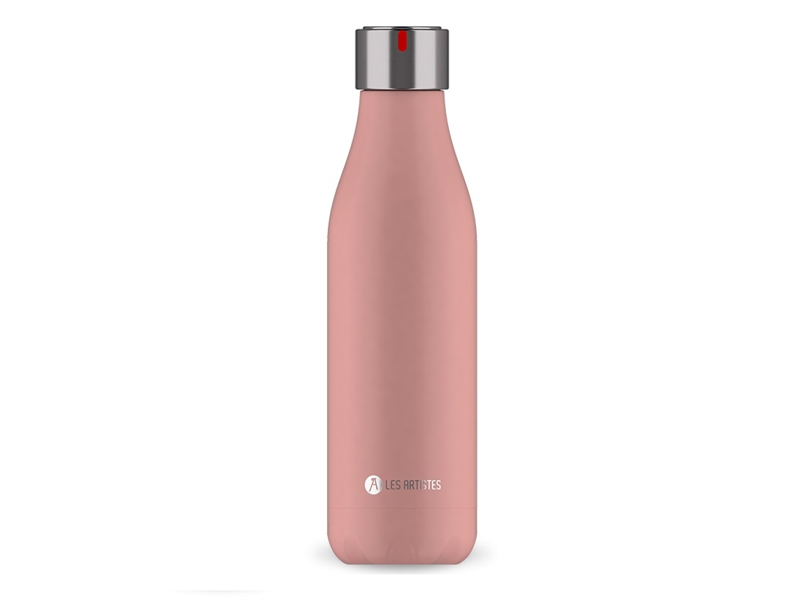 Botella LES ARTISTES PARIS (Acero - Rosa - 7,05 x 7,05 x 25,40 cm)