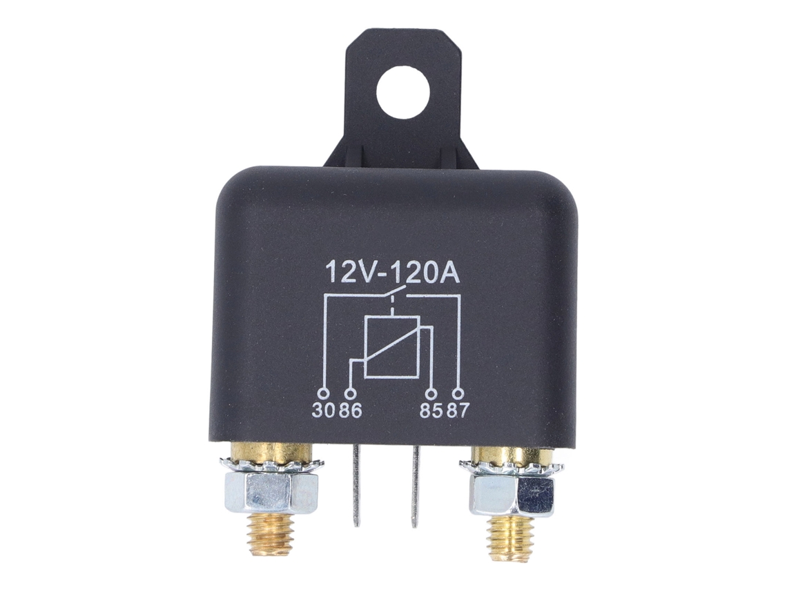 Relé De Arranque De 12 V Y 4 Pines Con Bobina De Latón, 120 A, Interruptor De Relé Para Automóviles Y Vehículos.