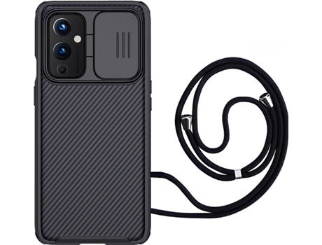 Funda OnePlus 9 Camshield con Collar Negro