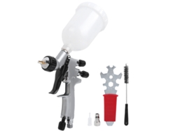 Pistola De Pintura Neumática De Alta Atomización Con Depósito De Plástico De 250 Ml Y Boquilla De 1,0 Mm.