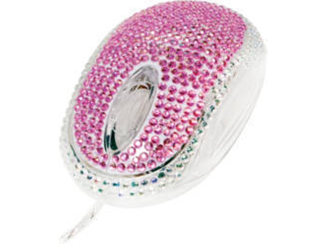 Ratón LOGILINK ID0124 (Óptico - 800 dpi - Rosa)