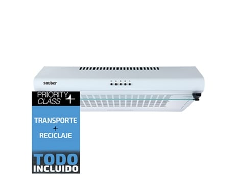 Campana convencional SAUBER SCC60B ancho 60 cm blanca