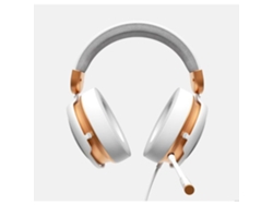 Auriculares Con Cable Dark Project Sono 53 Mm Micrófono Desmontable Blanco