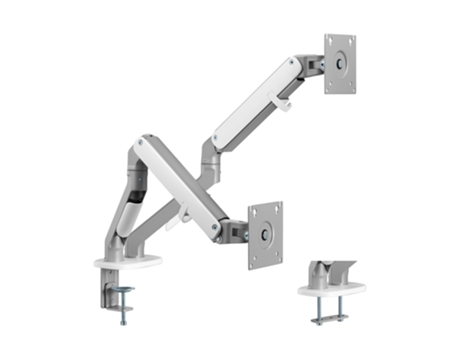 Brazos para monitor doble hasta 32 Selbu de escritorio - Plateado PRO.TEC