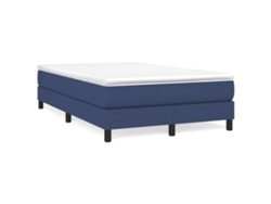 Maison Exclusive - Estructura De Cama Con Somier Tela Azul 120x200 Cm