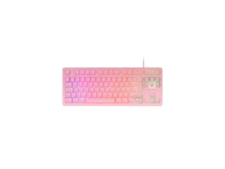 Mars Gaming Mk023, Teclado Tkl Gaming, Tecnología H Mech Hybrid, Iluminación arcoíris FRGB, Anti-ghosting, Compatible con Mk023pes Mk023pesvayotoy
