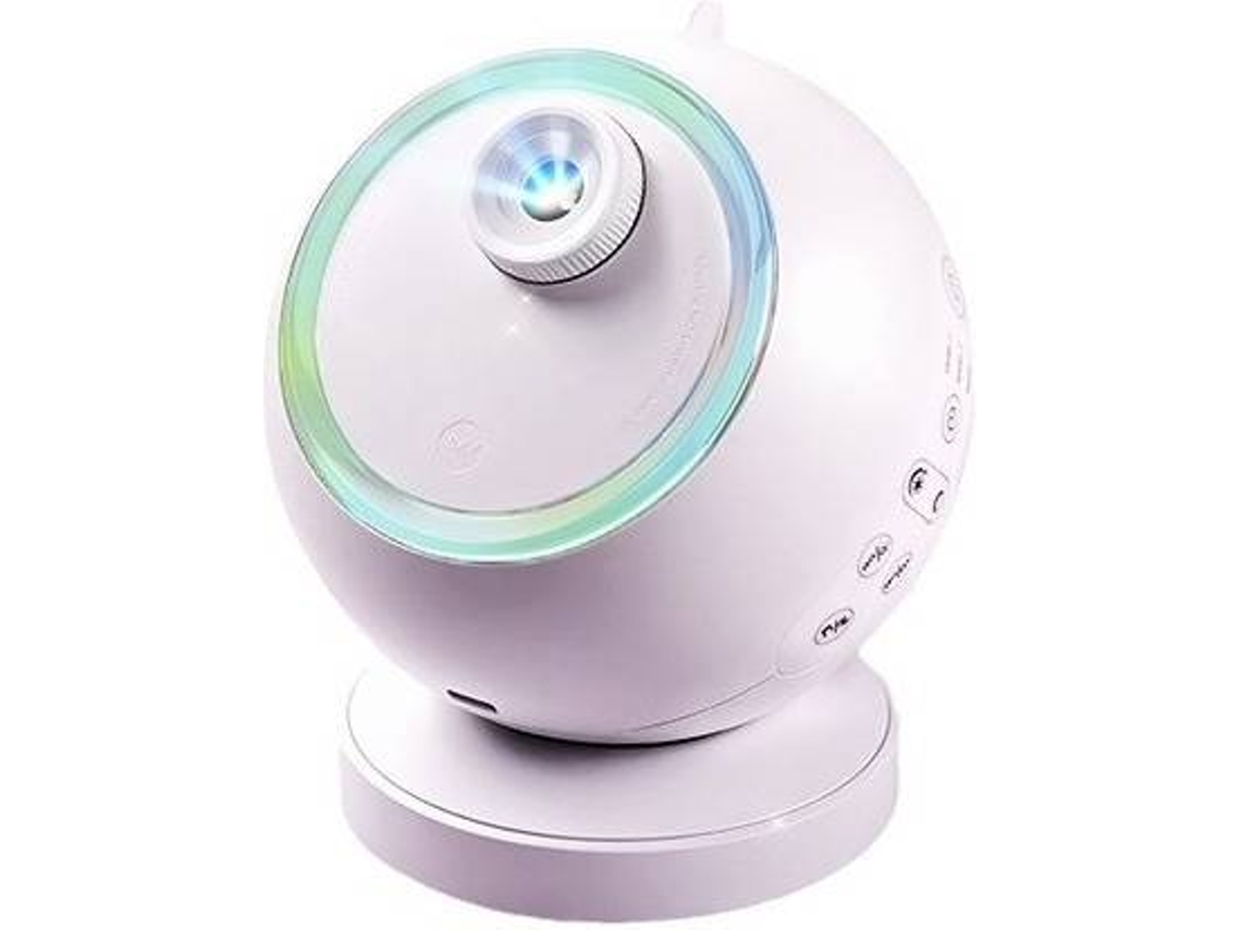 Proyector de galaxias, proyector de cielo estrellado, iluminación LED de nebulosa, aplicación WiFi para sala de juegos y cine en casa (blanco)