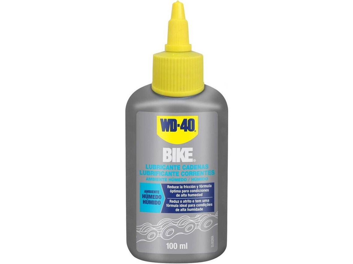 Lubricante de Cadenas Ambiente Húmedo para Bike WD-40 Specialist 34915 (100 ml)