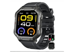Smartwatch YIZHOOD TE49 (Android e IOS - Negro)